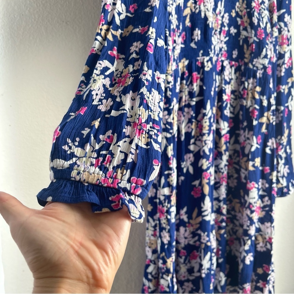 NEW Sonoma | Floral Long Sleeve Maternity Mini Dress - Picture 4 of 12